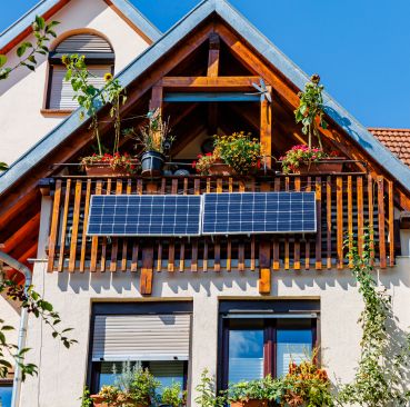 Balkonkraftwerk Installation